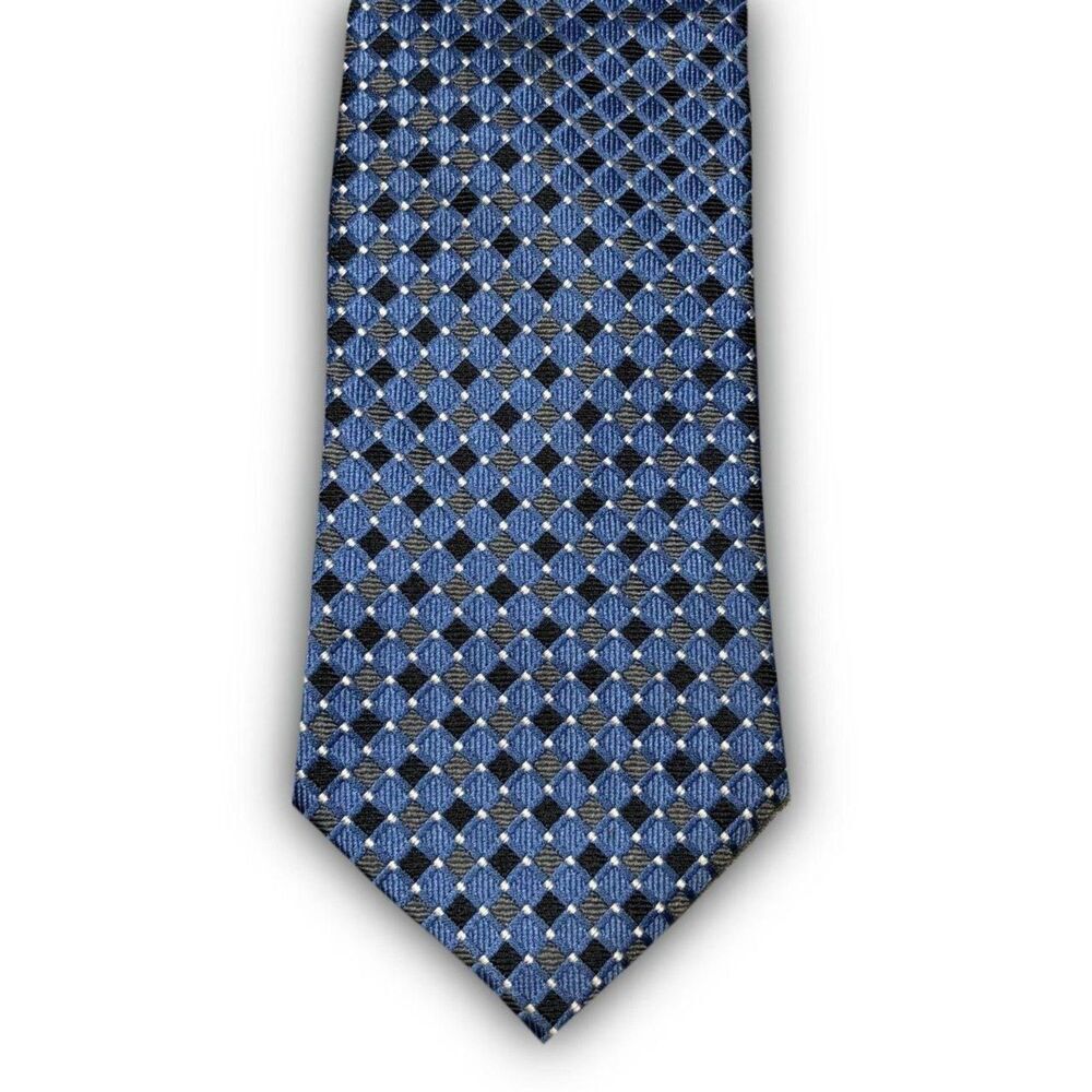 Men Vintage Tie Blue